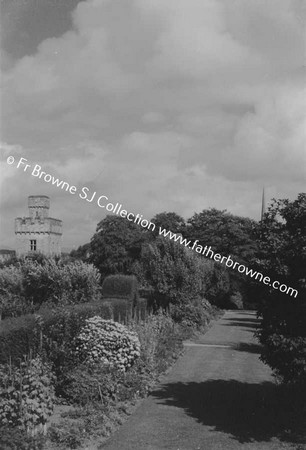 LISMORE CASTLE  IN THE FLOWER GARDEN